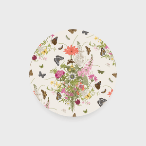 Colorful Butterflies Round Insert
