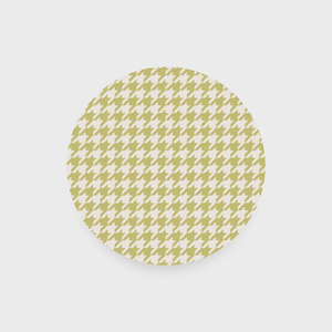 LIMITED EDITION Green Houndstooth Round Insert